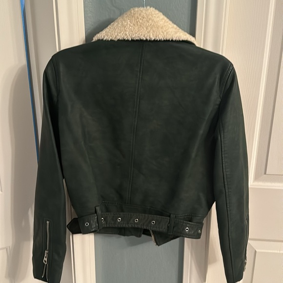 Zara faux leather moto jacket - Picture 6 of 6